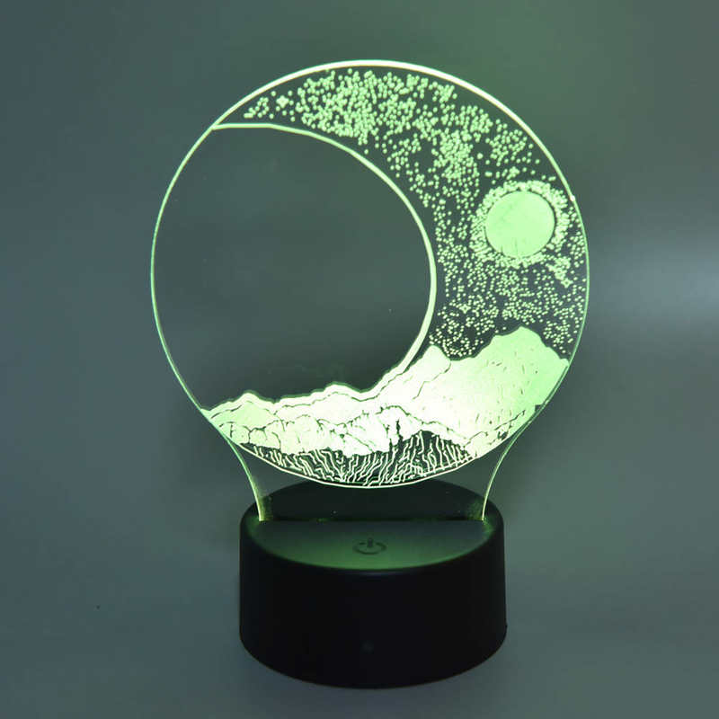 3D Night Light 3D Light Moon for Birthday for Office
