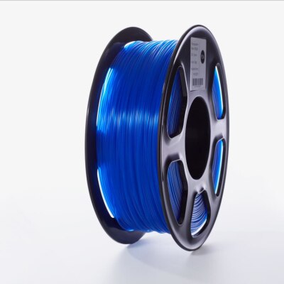 3D Drucker Filament PLA Filament 1,75mm 1KG Toleranz +/-0,02mm Transparent Rot Blau Grün Kunststoff material für 3D Drucker: Transparent Blue