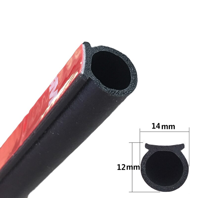 4 Meter Grote D Waterdichte Grote D En P Type Auto Deur Afdichting Strip Afdichting Afdichting Hollow Strip Waterdicht En geluiddichte Strip