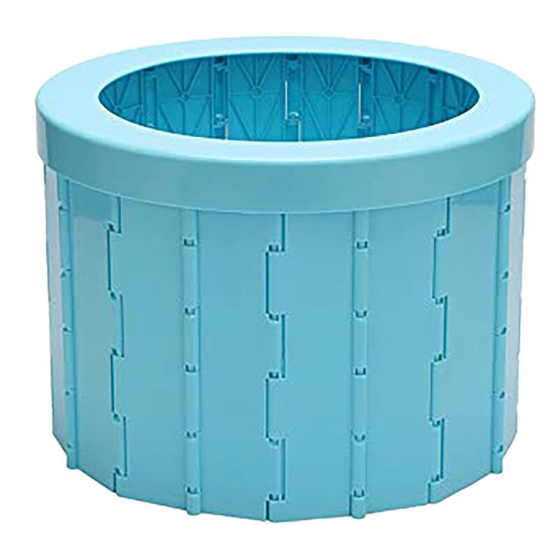 Portable Folding Toilet Seat Commode Porta Potty Car Toilet Bucket for Camping Hiking Long Trips Traffic Jam