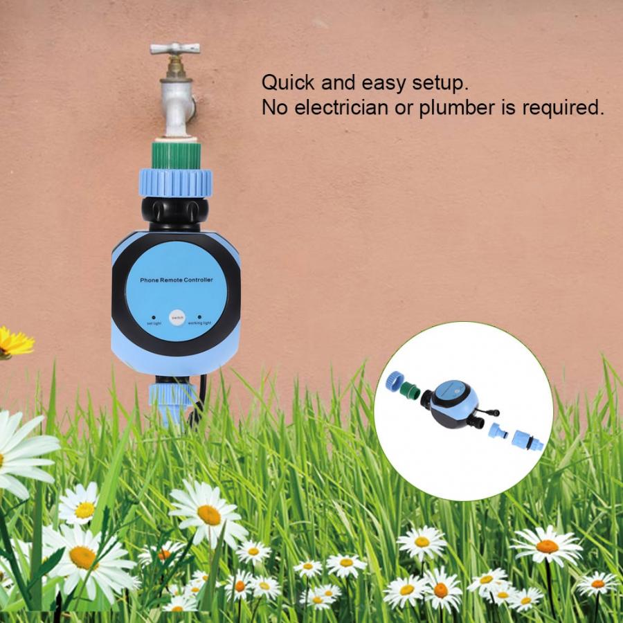 Inteligentne podlewanie ogrodu zegar zawór kulowy automatyczny Wifi elektroniczny wodomierz Dom nawadnianie ogrodu zegar system nawadniania