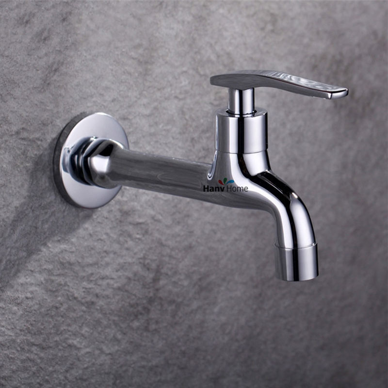 AODEYI Chrome Finish Bathroom Washing Machine Tap Cold Tap Single Handle Washer Faucet Bathroom Washing Machine Tap Parts