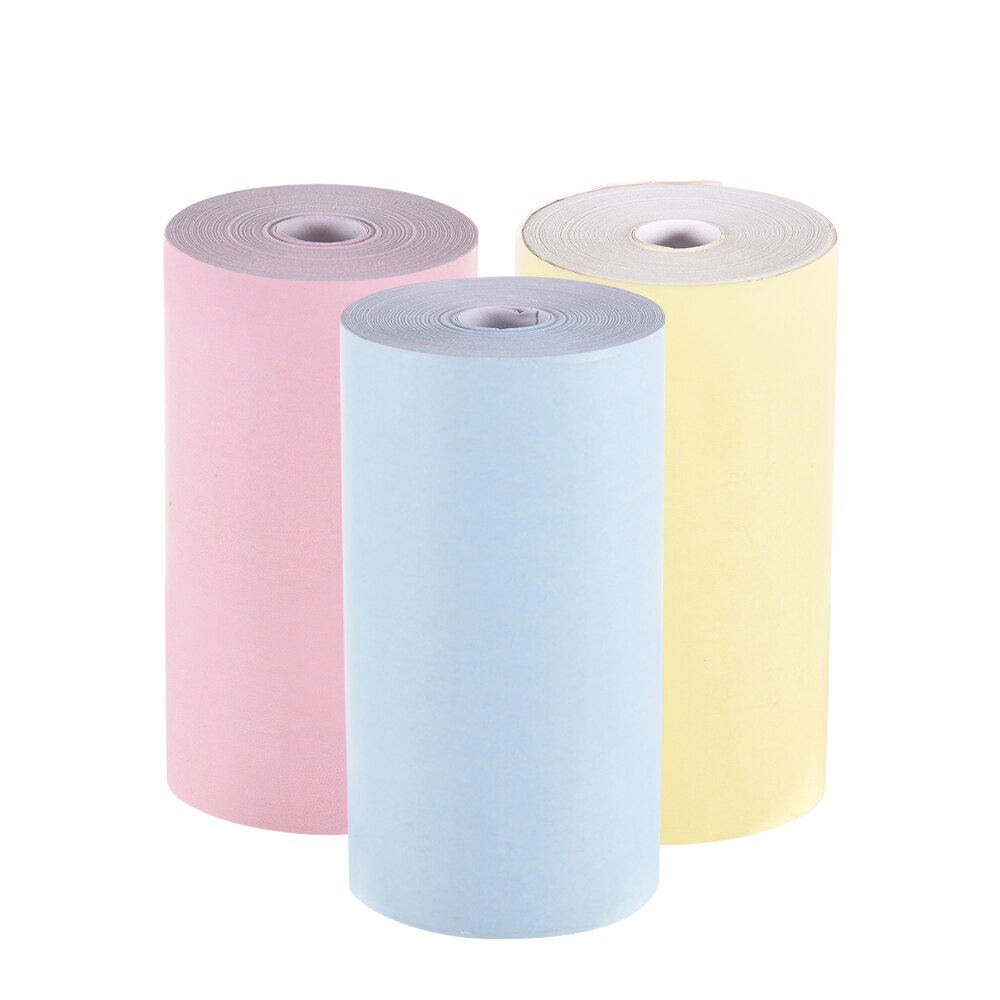 Color Thermal Paper 3 Rolls 57*30mm Photo Paper Clear Printing for PeriPage A6 A8 PAPERANG P1/P2 Mini Pocket Photo Printer: Colored