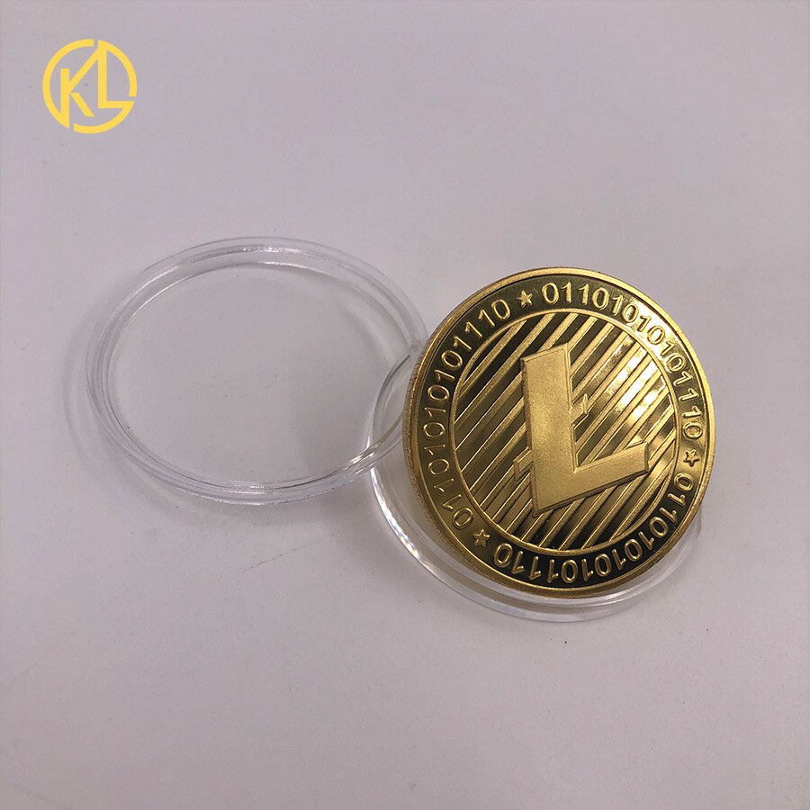 CO012 Gold Plated Ethereum Classic Coin Commemorative Coin Art Collection Physical Metal Imitation Home Party Decoration: CO-016-1