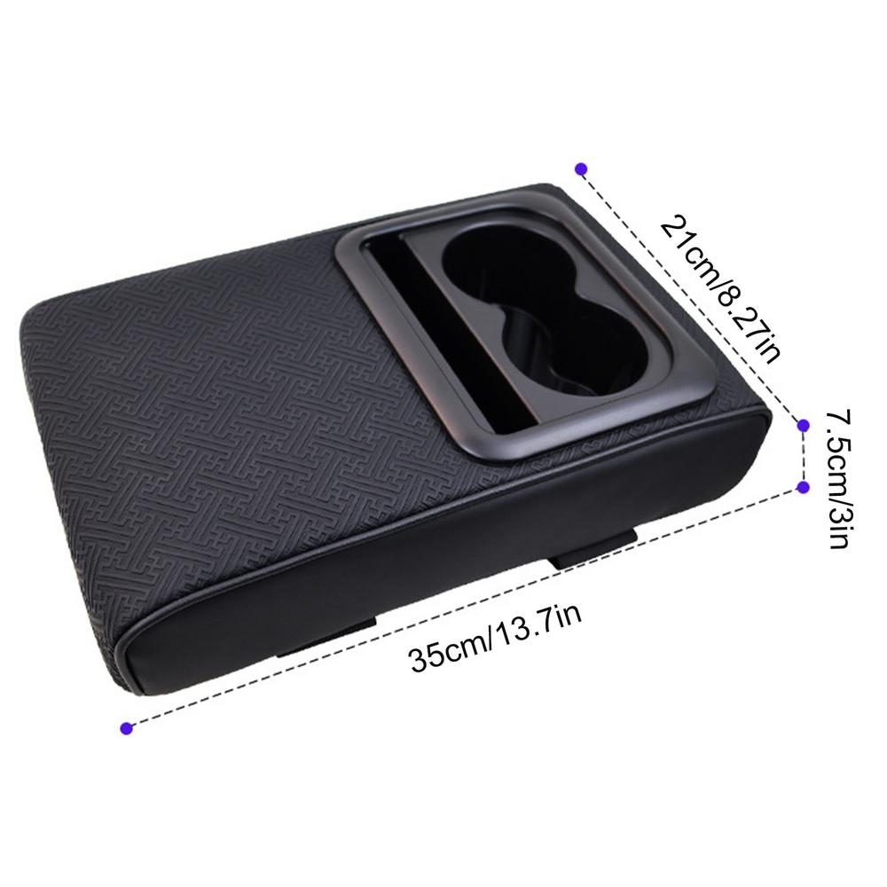 Coussin de rehaussement de boîte d'accoudoir de voiture, coussin d'appoint de confort de coude, coussin de console centrale automatique, oreiller d'accoudoir, coussin de protection doux: Default Title