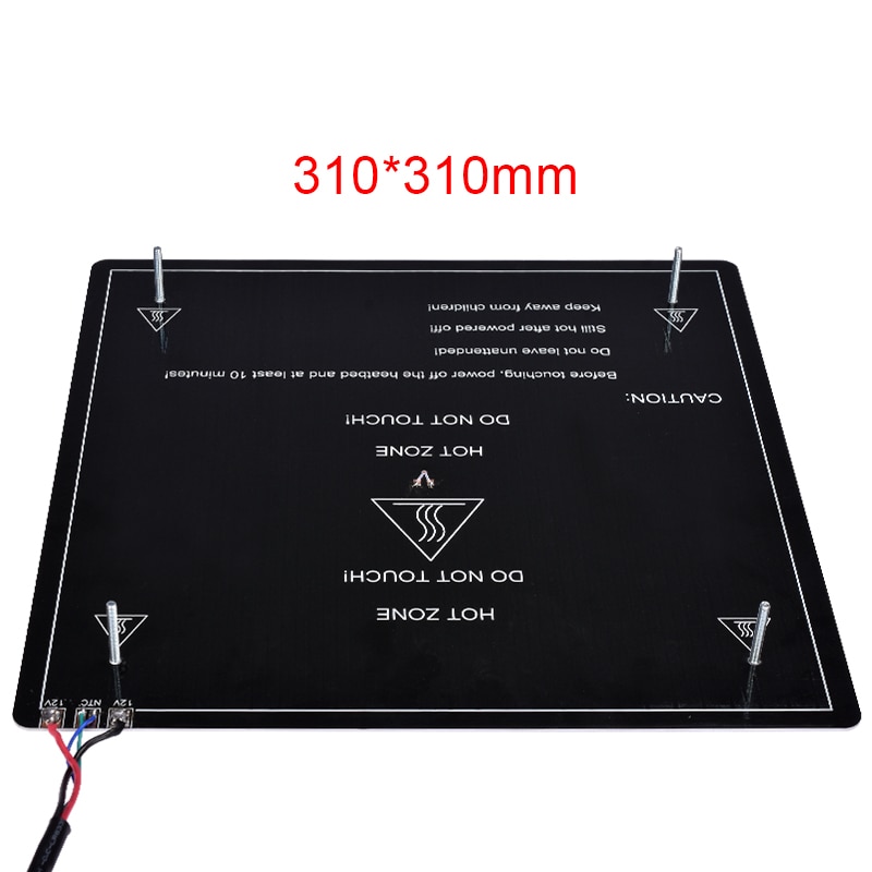 BIQU 3D printer Platform Heated bed Build Surface Glass Plate 220x220mm for MK2 MK3 3D printer heatbed replace 3d sticker