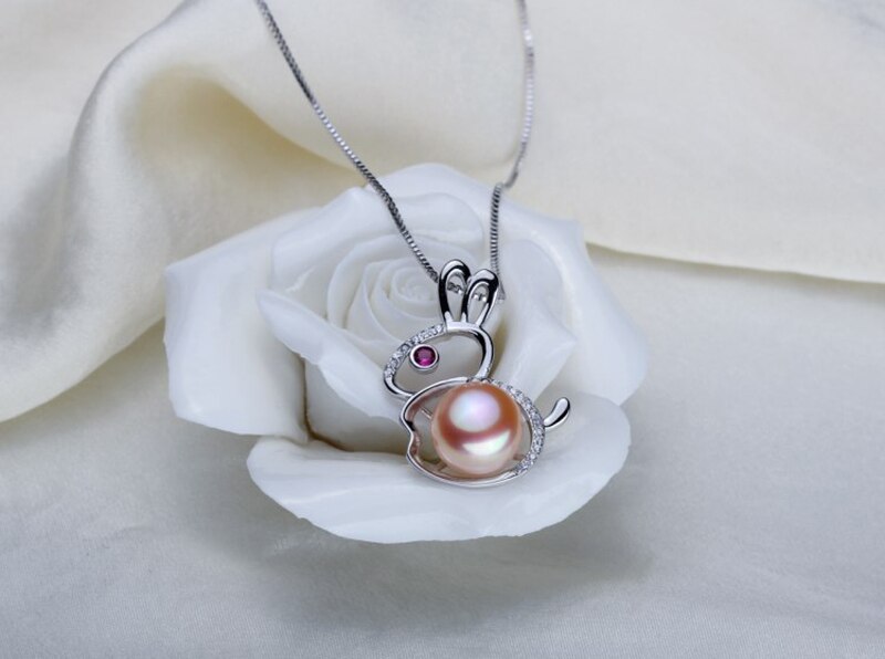 Natuurlijke Grote Zwarte Parel: pink pearl pendants