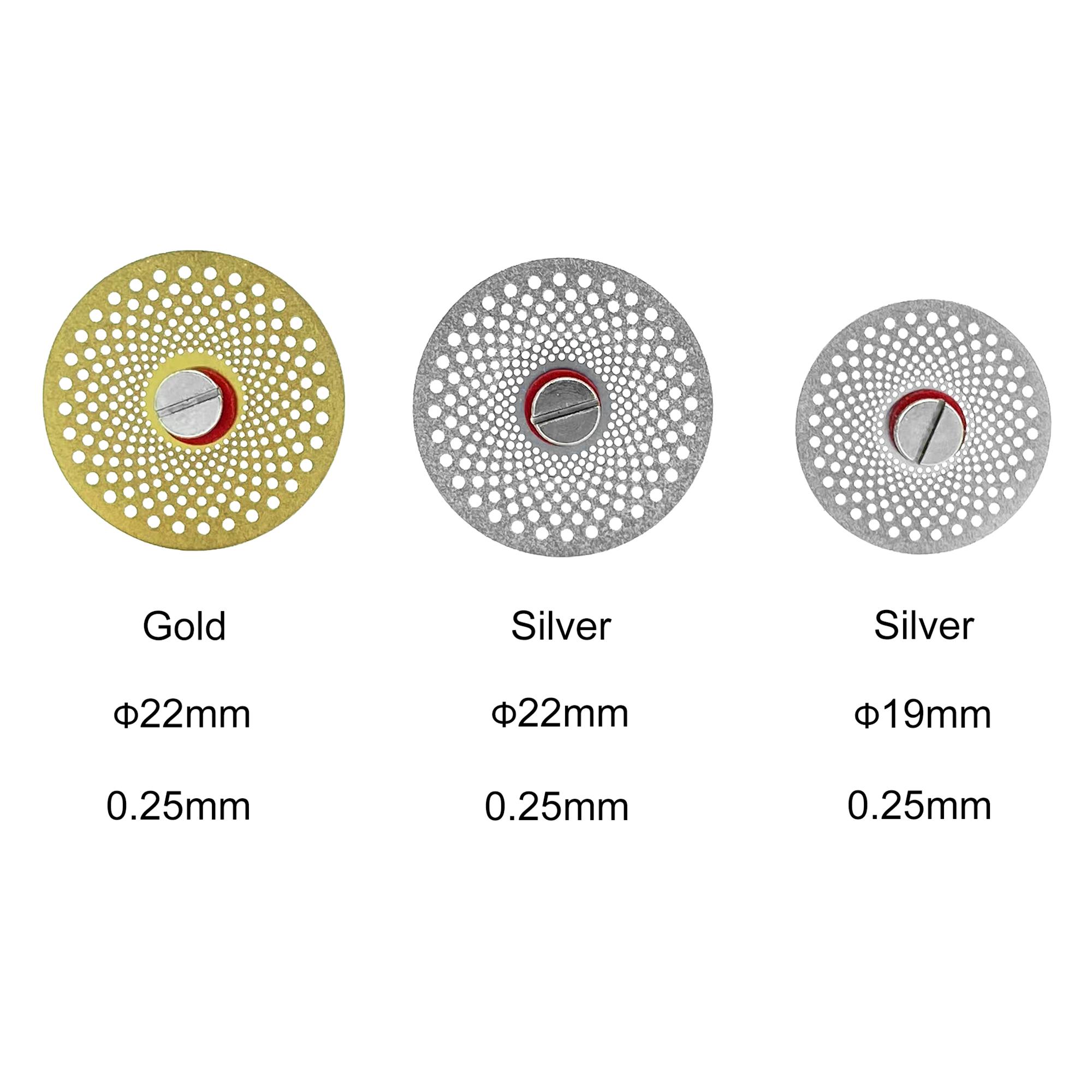 Discos de diamante para pulir laboratorio Dental WellCK, disco de recubrimiento de doble cara de 0,25mm, herramienta de corte rotativa para dentista, 10 Uds.