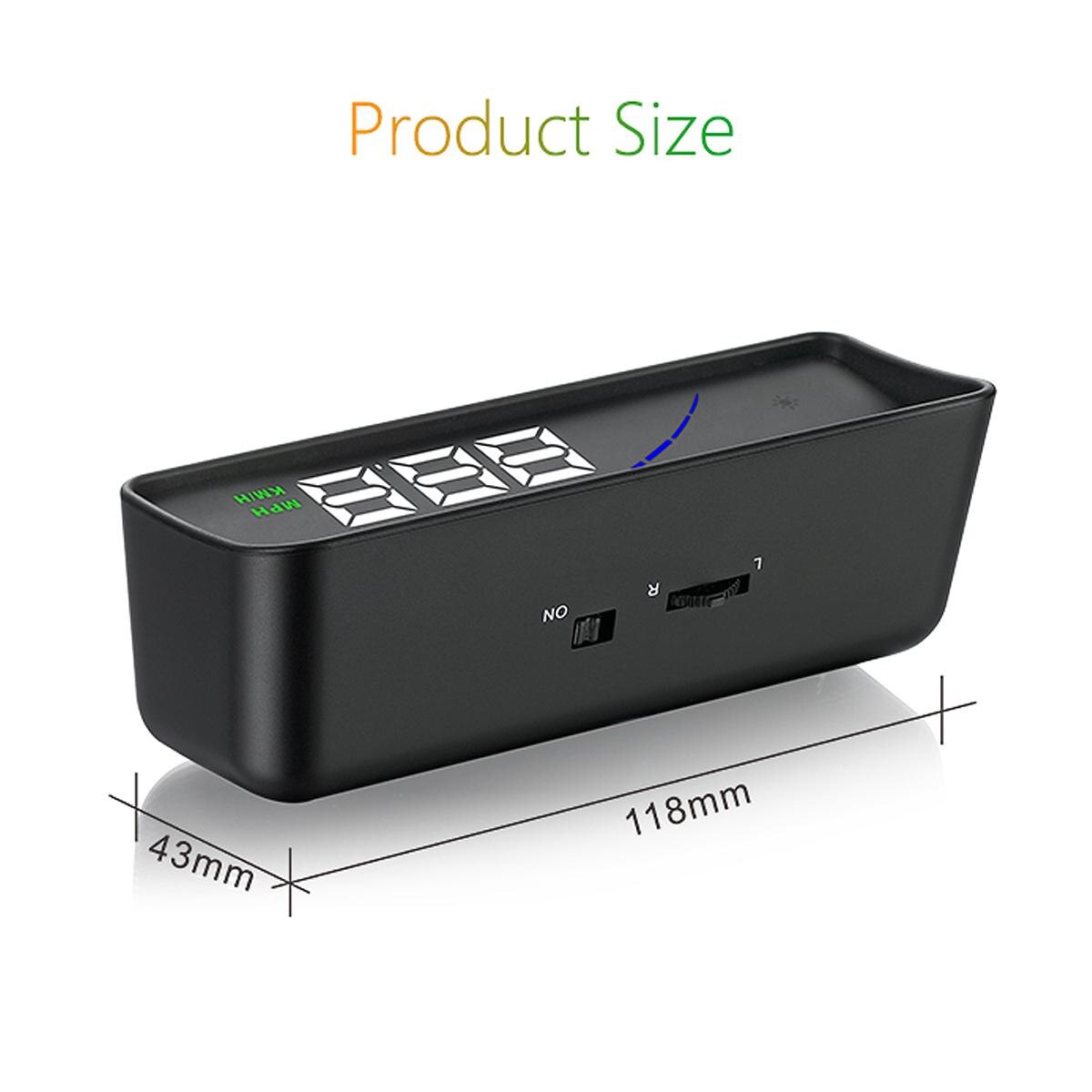 Multi-Functie Auto Head Up Display Computer OBD2 En Euobd Poort Auto Automatisch Diagnose Systeem Hud Auto Head-up Display