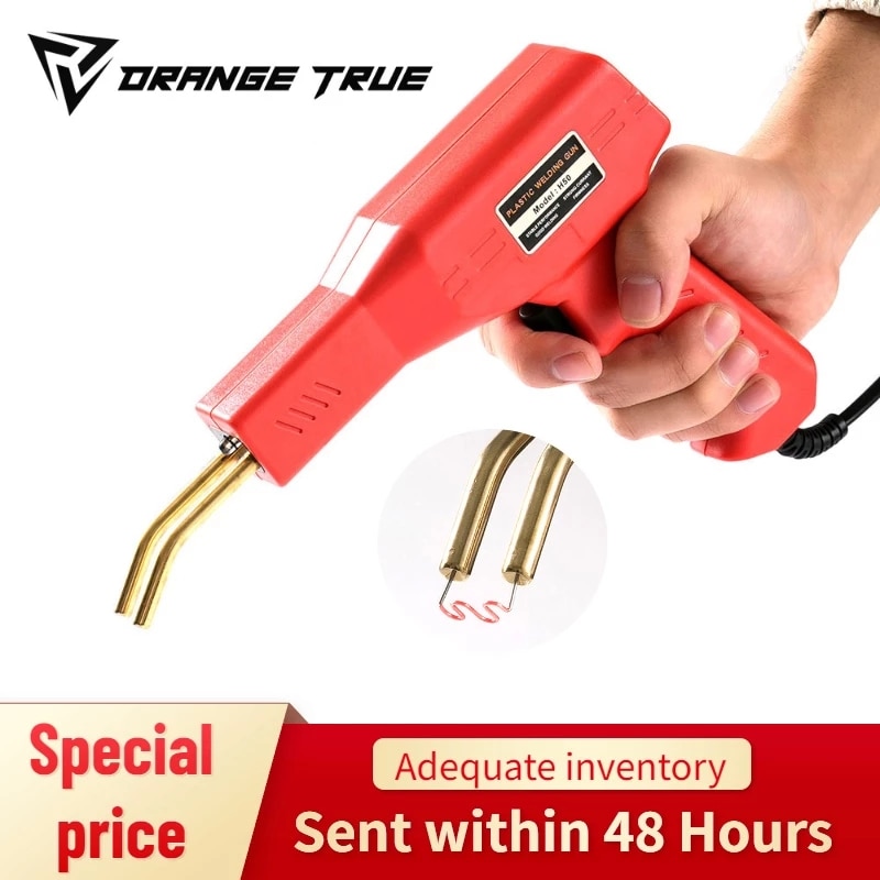 Soudeur pour plastiques PVC pratique de 50 W, machine de réparation et de soudage de pare-chocs de voiture, agrafeuses à , outil pour le garage