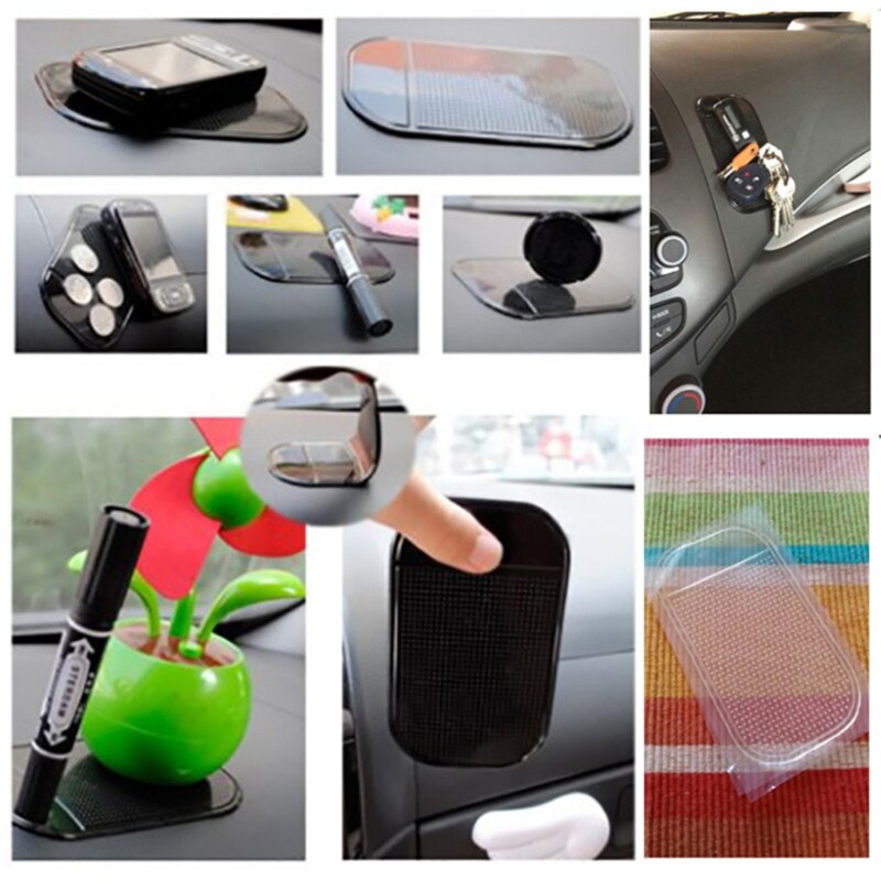 Auto Interieur Accessoires Voor Mobiele Telefoon Mp3mp4 Pad Gps Anti Slip Auto Kleverige Anti-Slip Mat