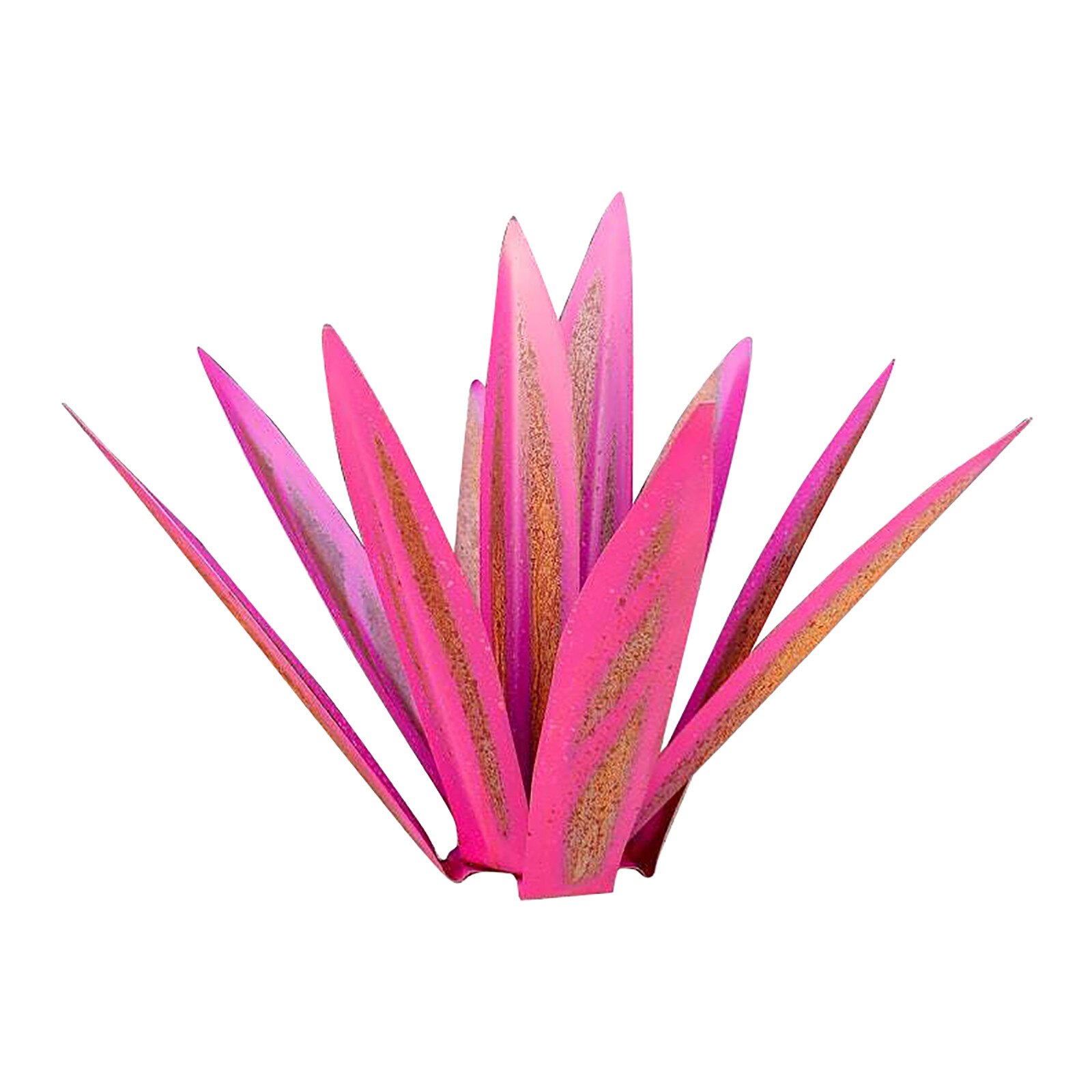 31cm Diy Art Tequila Rustic Sculpture Garden Decoration Outdoor Yard Sculpture Home Decor, Tuin Decoratie, Jardin, 9 Leaves: E