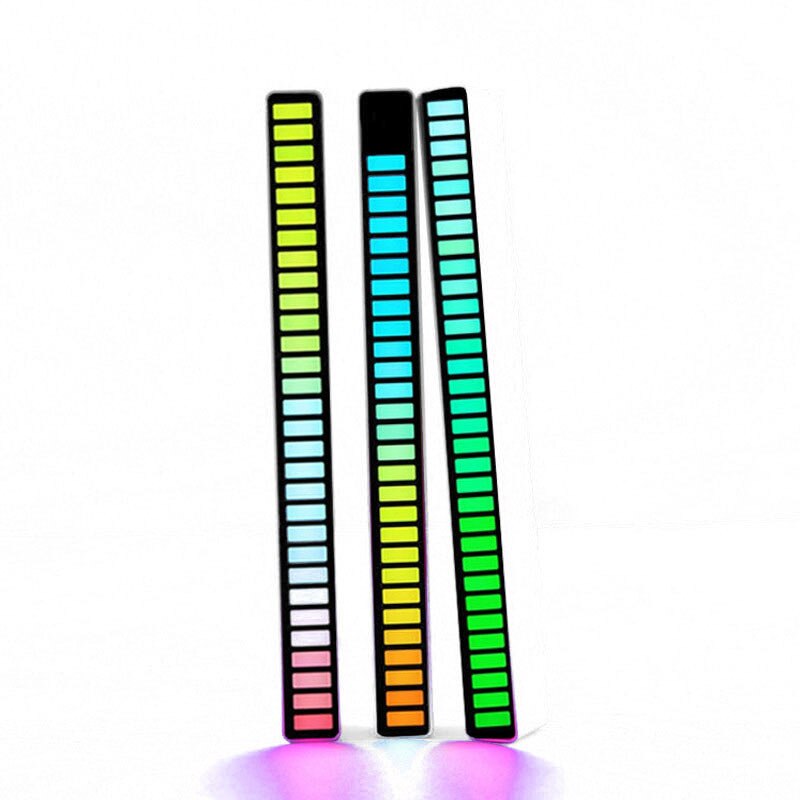 RGB Music Sound control LED light app control Pickup Voice Activated Rhythm Lights color Ambient LED Light bar Ambient Light