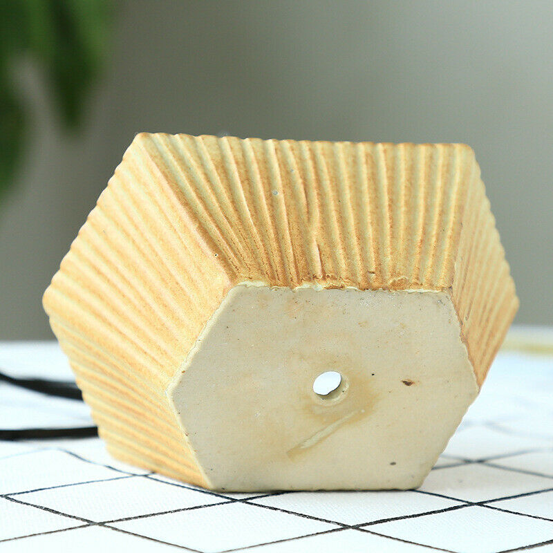 Juego de soportes colgante de madera para decoración de pared, macetas colgantes de interior, jarrón geométrico, contenedor de plantas carnosas con soporte de Metal