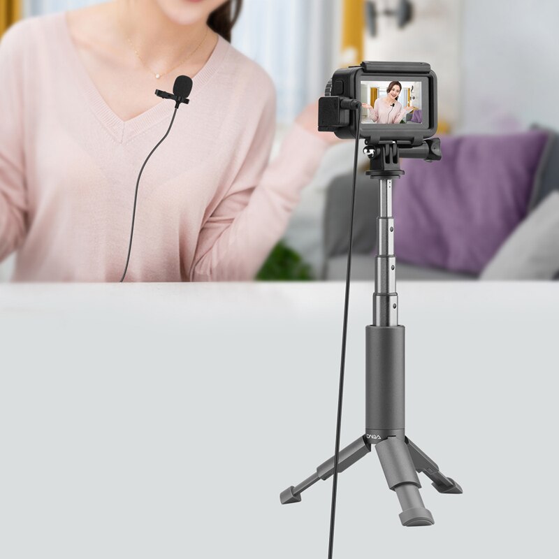 Portable 3.5mm Mini Mic Microphone Hands Free Clip on Microphone Mini o Mic for PC Laptop Lound Speaker for OSMO