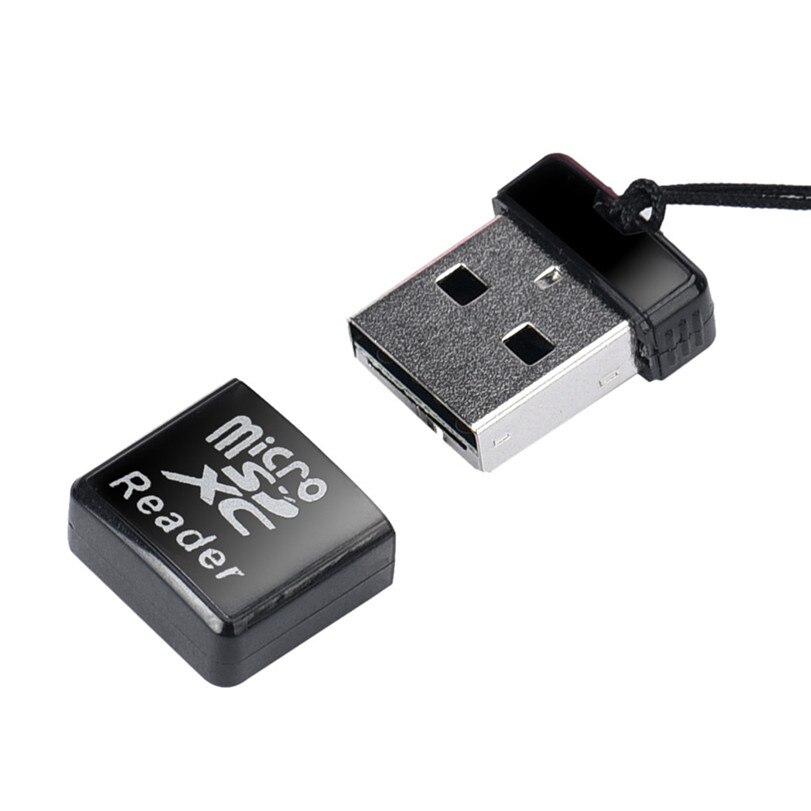 Computer Card Reader MINI Super Speed USB 2.0 Micro SD/SDXC TF Card Reader Adapter C0608