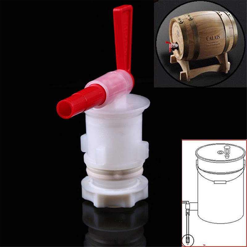 Exhaust Home Brew Wine Fermentation Airlock Air Lock Check Valve Water Sealed Valves Plastic Air Lock