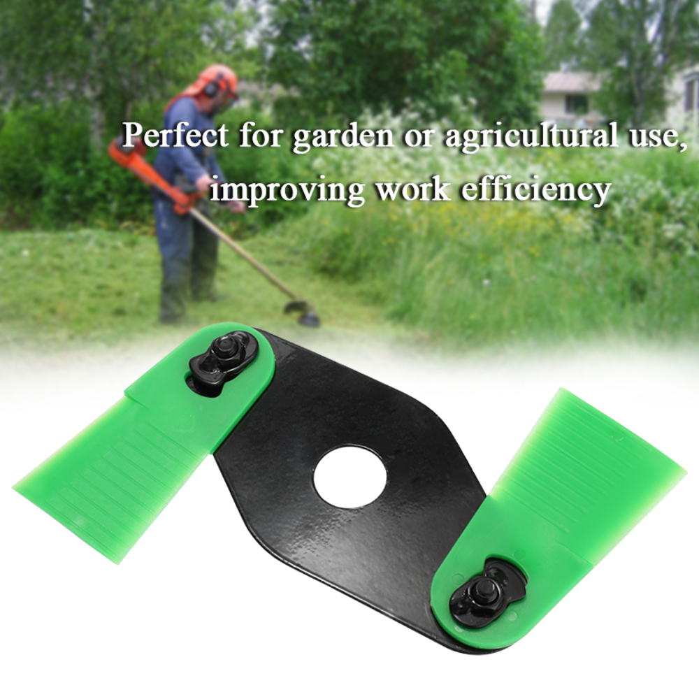 2 tanden Tuin Gazon Trimmen Cutter Maaier Accessoires Gras Schijf Bladeren Trimmer Cutter Nylon Blade dubbelzijdig Cutting Edge