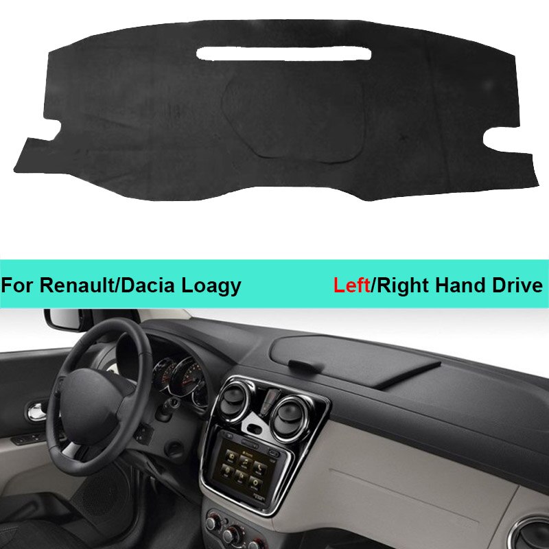 Car Auto Inner Dashboard Cover Dash Mat Carpet For Renault Dacia Lodgy Sun Shade Anti-Sun Cushion Cape Pad Protector