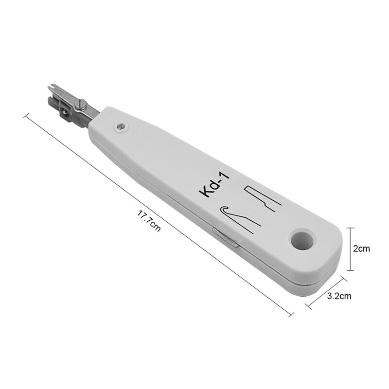 Per RJ11 RJ12 RJ45 Cat5 KD-1 Cavo di Rete Wire Cut Strumento Pugno Imbottiture Impatto Strumento