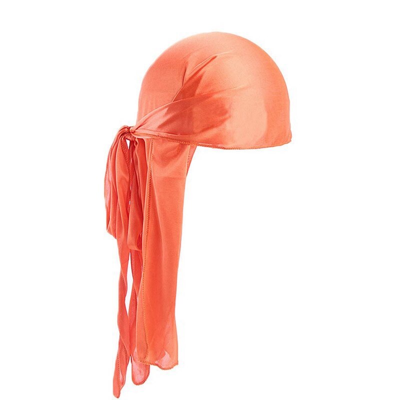 Durag en Satin pour homme, bandeau de , bandana, Turban rose, Pirate, bandeau pour homme en soie, 1 pièce: OR