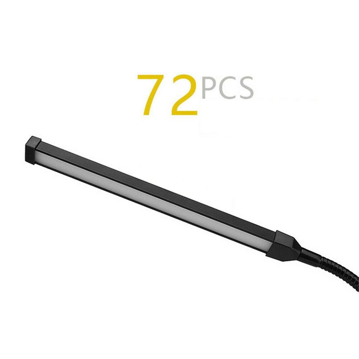 Modern LED Floor Lamp Dimming Toning 72leds USB Flexible Gooseneck Standing Reading Light with Stable Base for Bedroom Office