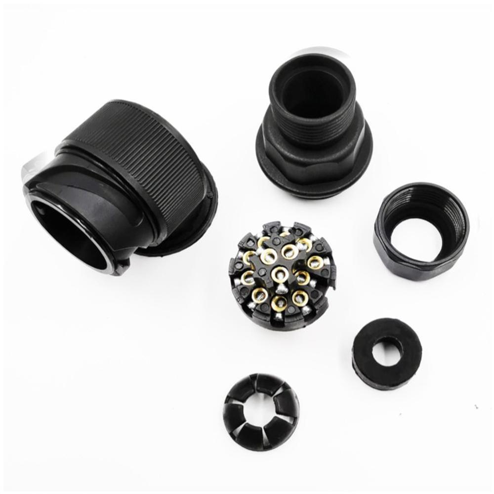 13 Pin To 7 Pin Plug Adapter Car Trailer Truck Caravan Towbar Socket Converter Car plug and socket