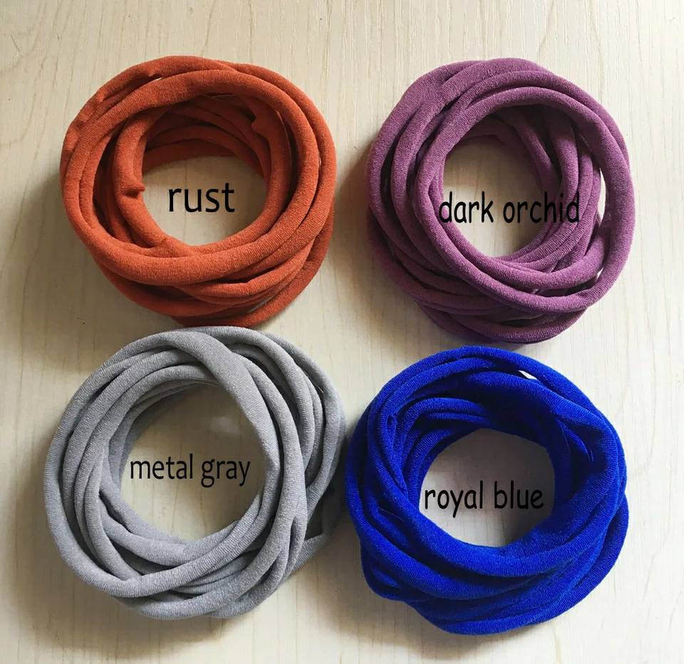 30pc/lot Super Soft Non-Marking Nylon Headbands Children Girls kids DIY headband Nude Baby Headbands Girl Nylon Headband