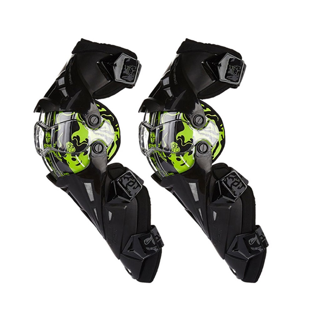 SCOYCO Motorcycle Knee Protector Motorcycle Protection Knee Protector Motocross Riding Racing Protective Guards Moto Protection: K12 Green