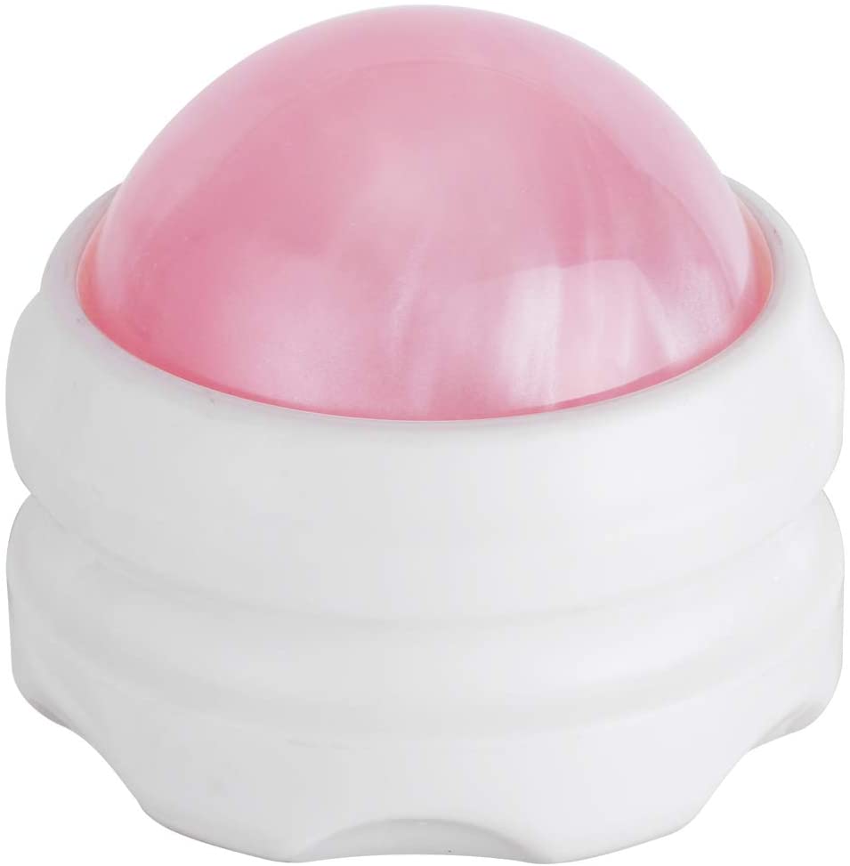 Massage Roller Ball &amp; Cold Therapy Rolling Gel Ball Deep Tissue Massage for Foot/Face/Back/Plantar Fasciitis/Muscle Fitness: Pink