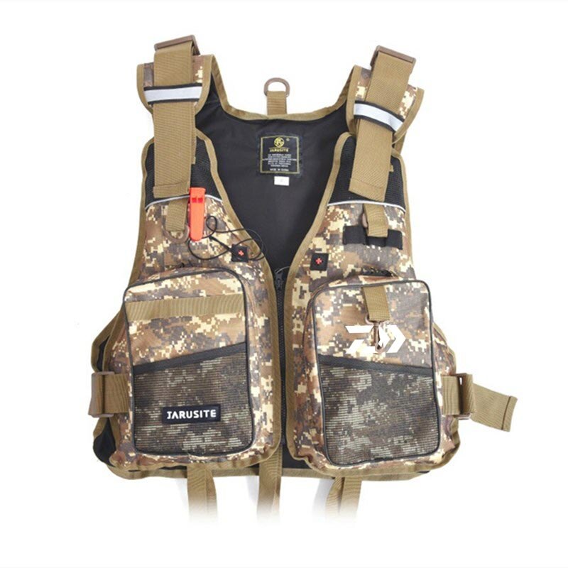 Men Life Fishing Vest Outdoor Multifunctional Photographer Portable Floatation Multiple Pockets Foldable Jackets Vests: 37