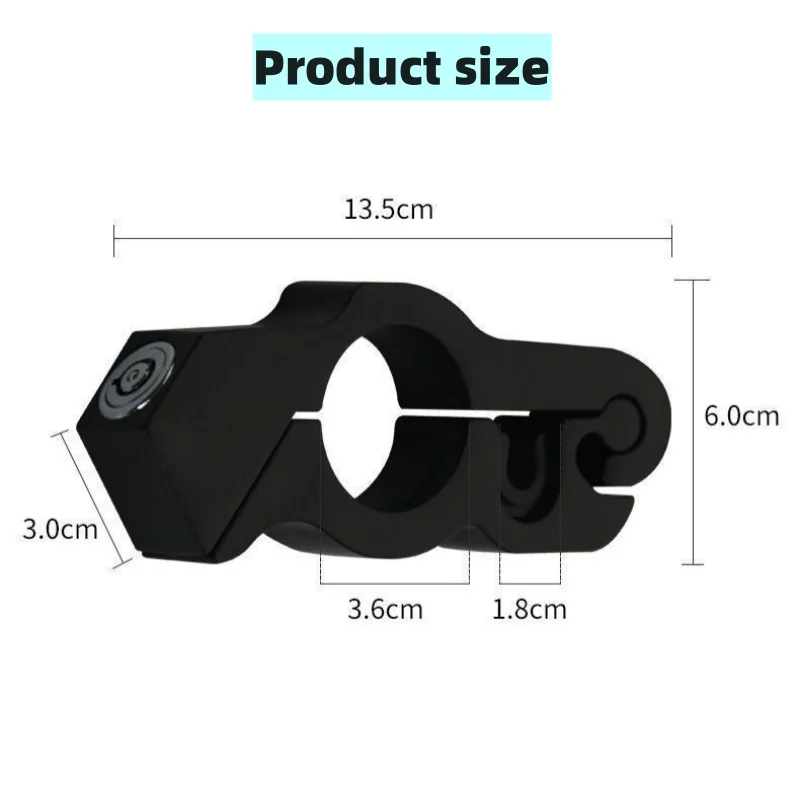 Blocco freno generale per veicoli elettrici Blocco clacson antifurto per auto per scooter Blocco acceleratore per moto Blocco portatile in lega di alluminio