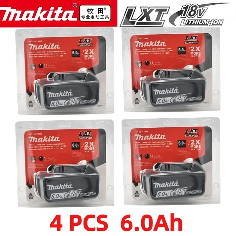 Batería Original Makita de 18V para batería de 6Ah BL1860 BL1850B BL1850 BL1840 BL1830B batería de litio de repuesto Makita