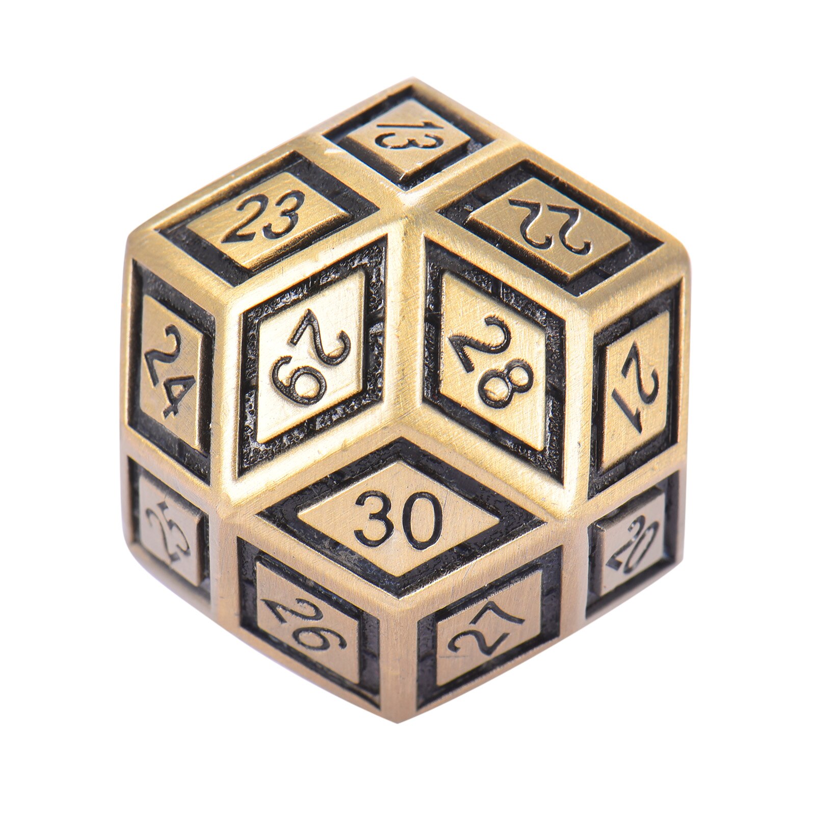 30-Side Metalen Dobbelstenen Tafelblad Spel Spelen Board Games