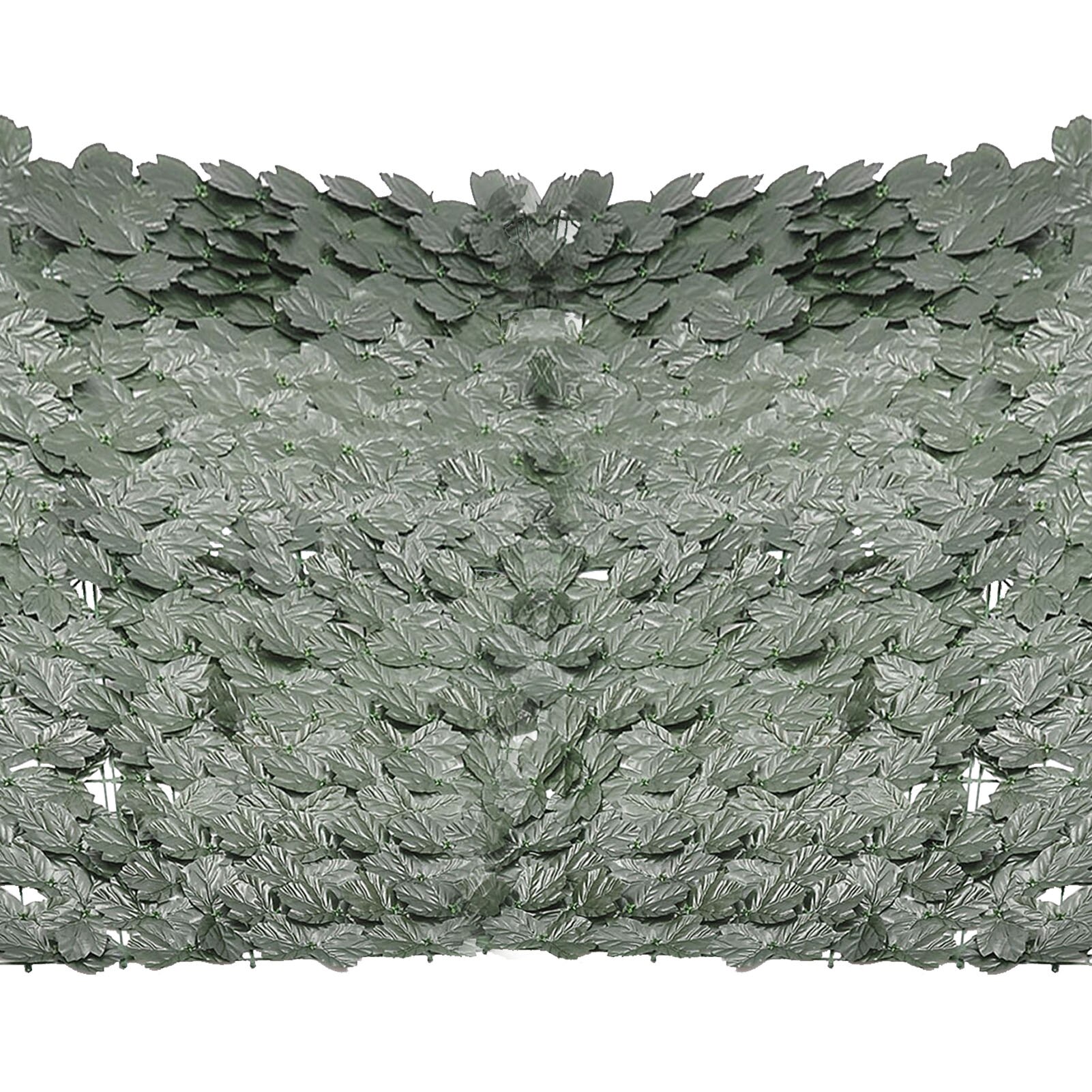 1x3m Artificial Ivy Leaf Hedge Screening Green Leaf Privacy Fence Screening Roll UV Fade Protected Privacy Artificial Fence: 06