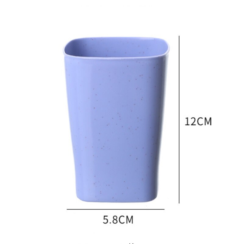 simple ménage en plastique brosse à dents tasse couple lavage tasse bain de bouche tasse brosse à dents tasse