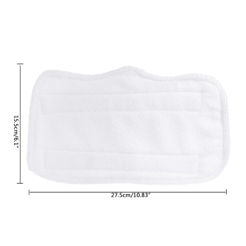 5 pièces vadrouille à vapeur doux microfibre chiffon couvre pour requin S3101 tête tampon de remplacement