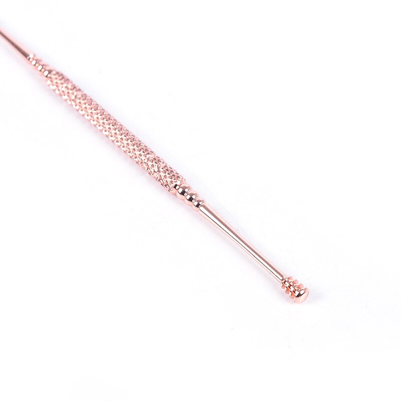 1Pc Double-Ended Rvs Spiraal Oor Pick Lepel Oor Wax Verwijderen Cleaner Ear Care Beauty Tool Draagbare