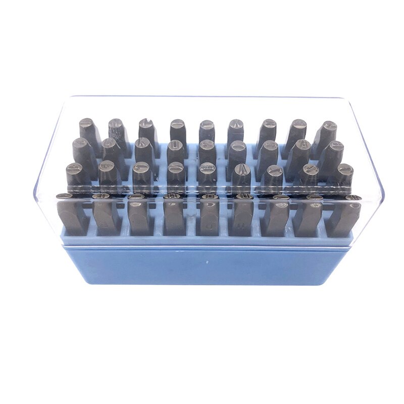 38 stücke. einstellen 4mm Leder Alphabet Anzahl knapp Stanzen Werkzeug Stahl Sterben Stempel einstellen schlagen Drücken einstellen Leder Handwerk Stanzen Werkzeuge: 36Stck