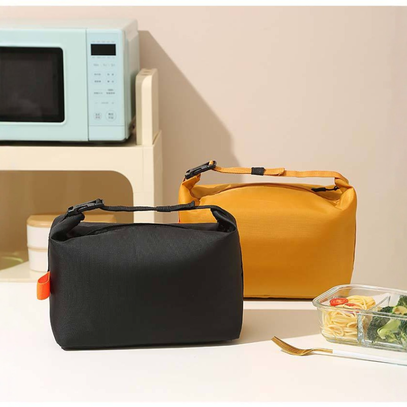 Japanische Lunch-Tasche mit Isolierung, Bento-Pack, tragbare Reis-Tasche, Mahlzeiten-Pack, Eis-Pack, tragbare Handtasche für Picknick und Lebensmittelaufbewahrung