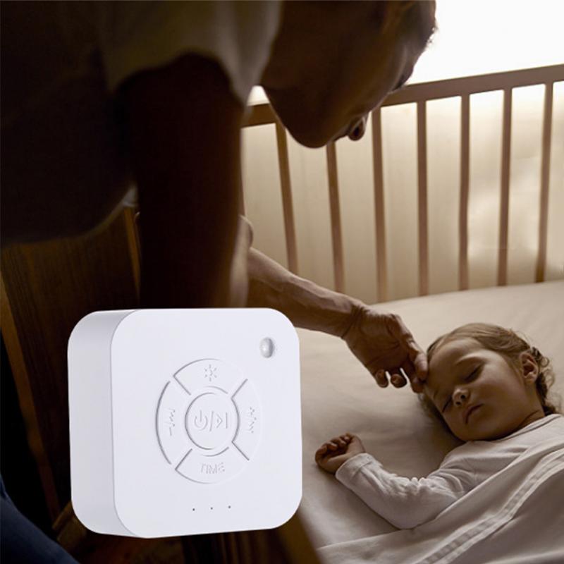 Sleep Machine Baby Relaxing Sounds Mini White Noise Led Breathing Light Adults