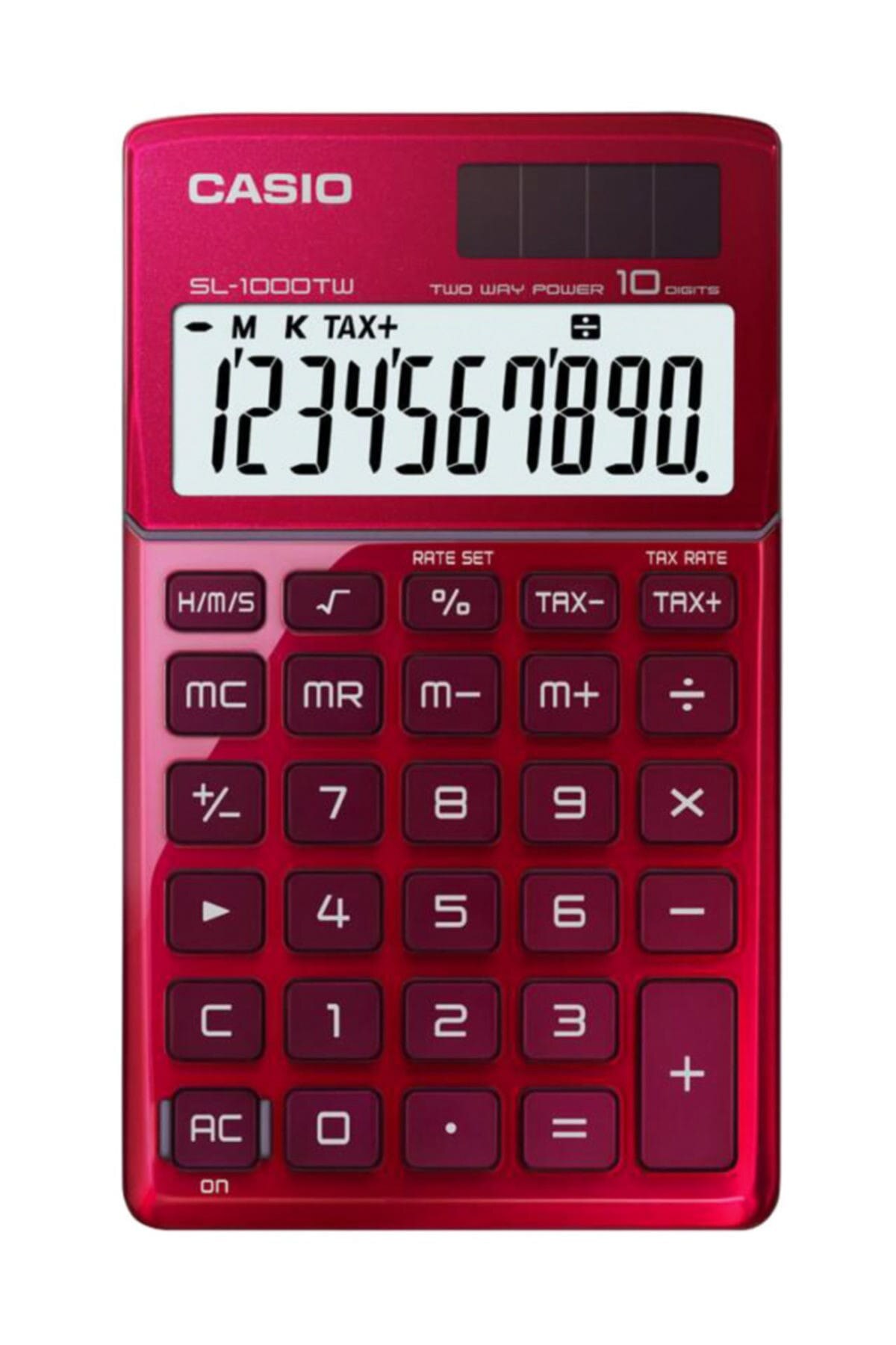 Calculatrice de poche, type 10, Sl-1000Tw-Rd