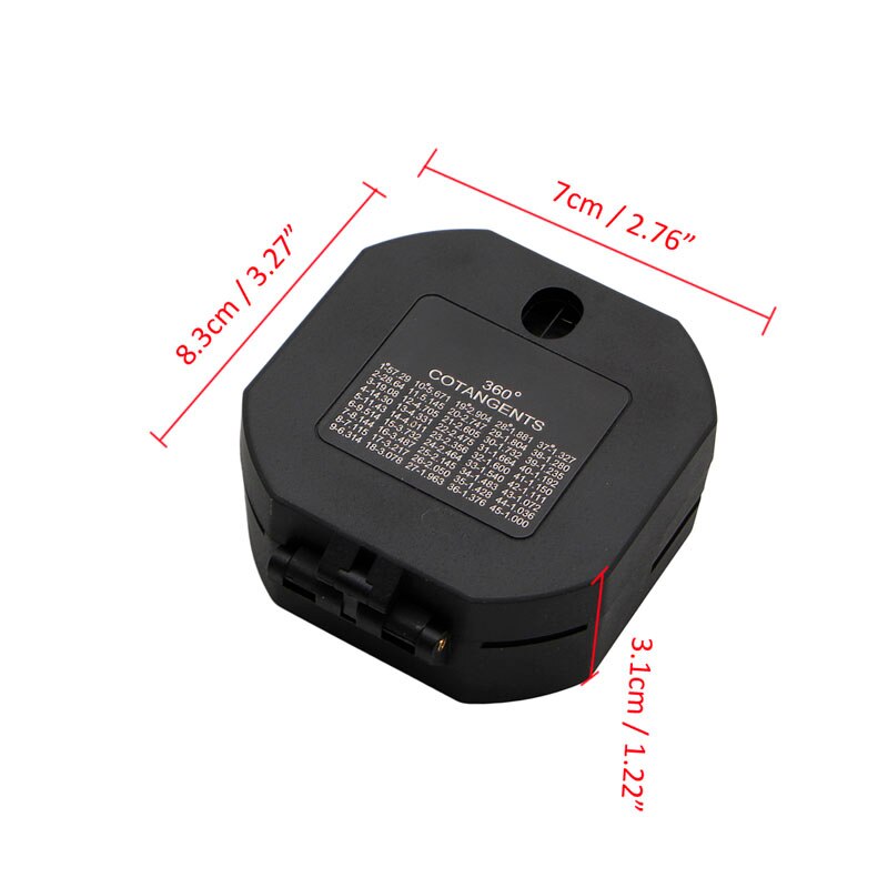 High Precision Magnetic Pocket Transit Geological Compass Scale 0-360 Degrees Outdoor Survival Camping Equipment Lightweight