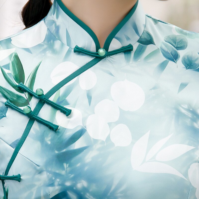 Chinese Traditional Cheongsam Women Split Qipao Dr... – Grandado