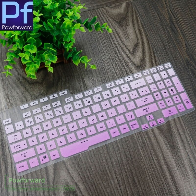 Silicone Keyboard Cover Protector Laptop skin For ASUS ROG Strix G G731GV G731GW G731GT G731GU G731 GW GT GU 17.3 inch: fadepurple