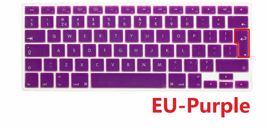 Pokrowiec na klawiaturę TPU do Macbook Pro 13 15 2015 Retina A1502 A1398 US EU English For Macbook Retina 13 15 Keyboard Protector: YELLOW