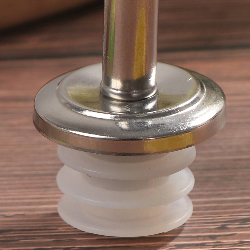 Stainless Steel Cap Wine Pourer Champagne Oil Red Wine Pourers Flask Beer Bottle Stopper Plug Party Wine Cabinet Bar Tools