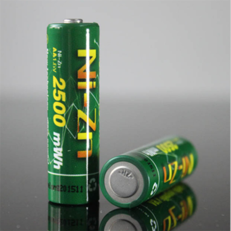 4pcs/lot Rechargeable BPI AA 2500mWh NI-Zn NI Zn NIZN 1.6V Battery With Case for Toys, MP3, Camera +