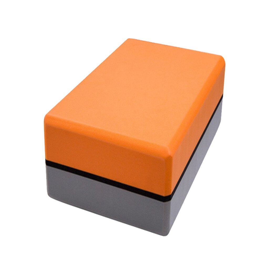 2pc Gym Blocks Foam Brick Training Exercise Fitness Set Tool Yoga Bolster Pillow Cushion Stretching Body Shaping Health Training: Brown