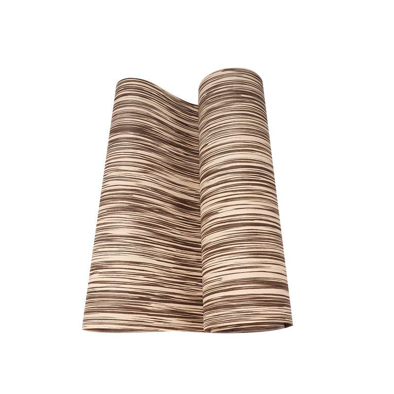 98Inch 0.25mm Engineered Zebra Wood Veneer Sheet, Apply for Speaker Furniture Plywood Cabinet Wall Panel Door Home Decoration: Default Title